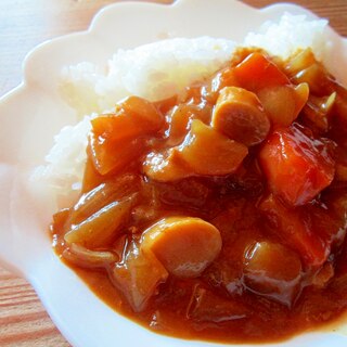 秋ですね☆エリンギ入りカレーライス